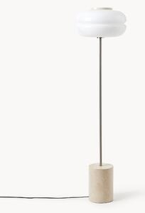 Lampa podłogowa z marmurową podstawą Bun