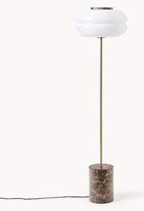 Lampa podłogowa z marmurową podstawą Bun