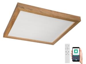 Brilagi Brilagi-Ściemnialne oświetlenie LED WOODY FRAME LED/50W/230V dąb 60x60 cm IP44 + pilot BG0862