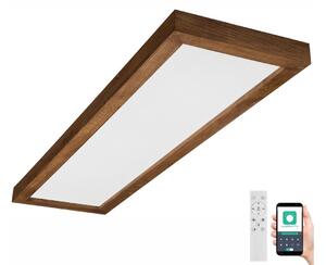 Brilagi Brilagi-Ściemnialne oświetlenie LED WOODY FRAME LED/50W/230V dąb 120x30 cm IP44 +DO BG0866