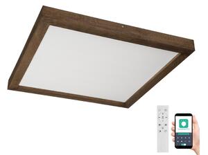 Brilagi Brilagi-Ściemnialne oświetlenie LED WOODY FRAME LED/50W/230V dąb 60x60 cm IP44 + pilot BG0864