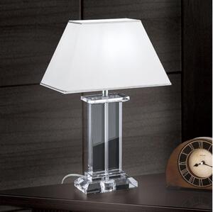 Orion Orion LA 4-1202 - Kryształowa lampa stołowa VERONIQUE 1xE27/60W/230V biały/przezroczysty OR0064