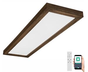 Brilagi Brilagi-Ściemnialne oświetlenie LED WOODY FRAME LED/50W/230V dąb 120x30 cm IP44 +DO BG0867