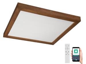 Brilagi Brilagi-Ściemnialne oświetlenie LED WOODY FRAME LED/50W/230V dąb 60x60 cm IP44 + pilot BG0863