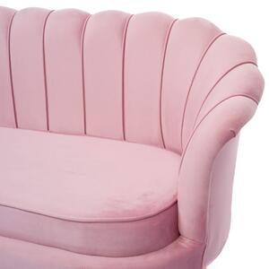 EMWOmeble Sofa muszelka różowa ▪️ Glamour ▪️ ELIF ▪️ Welur #12