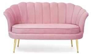 MebleMWM Sofa muszelka + 2 fotele ELIF / różowy #12
