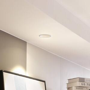 Arcchio LED downlight Niria, biały, 2 700K Niria Arcchio, możliwość ściemniania, biały / opal, salon / jadalnia, aluminium, nowoczesny