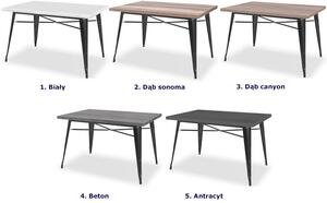 Industrialny stół kawiarniany beton - Mixo 4X