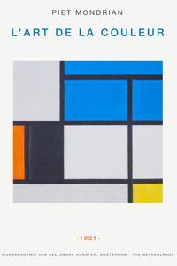 Reprodukcja The Art of Colour Exhibition V2 Bauhaus - Piet Mondrian