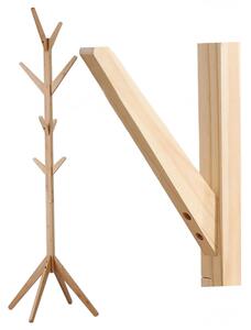 Drewniany wieszak stojący ORSTAN