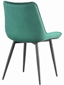 MebleMWM Krzesło welurowe zielone ART830