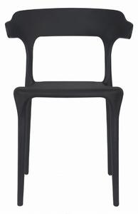 EMWOmeble Krzesło nowoczesne ULME 3548 czarne / 4 sztuki