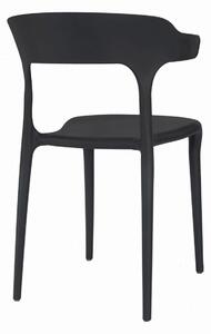 MebleMWM Krzesła nowoczesne czarne ULME ▪️ 3548 4 sztuki