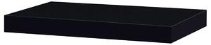 Półka ścienna P-023 BK czarny wysoki połysk, 40 x 24 x 4 cm