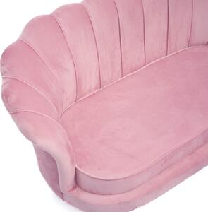 EMWOmeble Sofa muszelka różowa ▪️ Glamour ▪️ ELIF ▪️ Welur #12