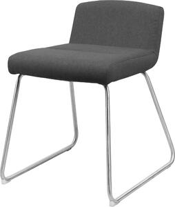 Minimalistyczne krzesło do do nowoczesnych wnętrz, antracyt