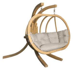 EMWOmeble Fotel wiszący drewniany 2-osobowy SWING POT XL Kolor do wyboru