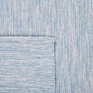 Dywan jasnoniebieski bawełniany ręcznie wykonany 80 x 150 cm Derince Beliani