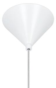 MebleMWM Lampa wisząca LUNA 110 biała - sznurek konopny
