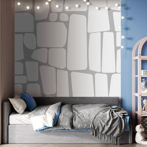 Fototapeta Białe prostokątne kształty na szarym tle, Nowoczesne Fototapety, Popularne Fototapety, w08295v1 - Tapeko.pl
