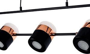 EMWOmeble Lampa wisząca BLINK 3 czarna - LED, metal