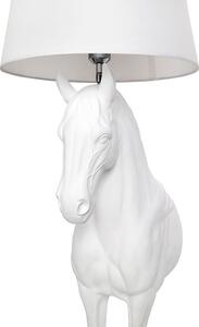 EMWOmeble Lampa podłogowa KOŃ HORSE STAND S biała - włókno szklane