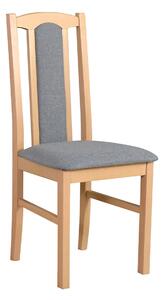 MebleMWM Krzesło drewniane BOS 7 | Sonoma | Tkanina 7B. HYGGE 91 | Szybka wysyłka
