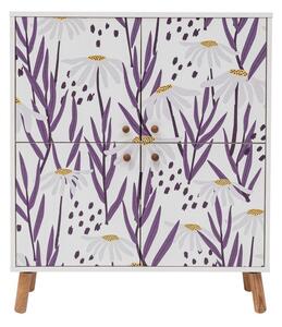 Biała szafka 95x111 cm Multilux – Kalune Design