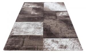 Dywan nowoczesny Hawaii Kwadraty beżowo-szary 80 cm x 150 cm