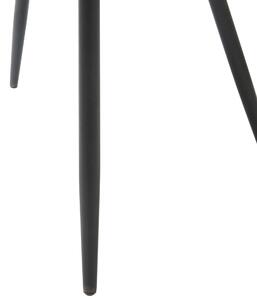 MebleMWM Krzesło szare DC-6093 welur #21 nogi czarne