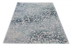 Dywan Tamares 3D mozaika niebieska 120 cm x 170 cm