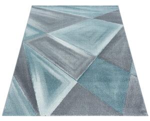 Dywan nowoczesny Beta geometria niebiesko-szary 80 cm x 150 cm