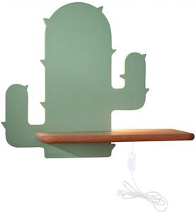 Zielony kinkiet ścienny do pokoju dziecięcego - K053-Cacti