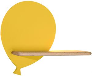Żółty kinkiet ścienny w kształcie balonika - K018-Kiki
