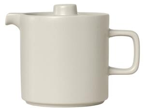 Biały ceramiczny dzbanek do herbaty Blomus Pilar, 1 l