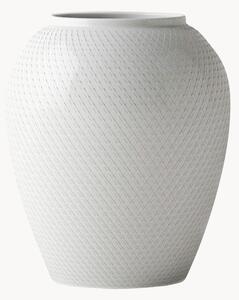 Ręcznie wykonany wazon z porcelany Rhombe, W 25 cm