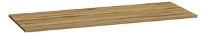 Blat łazienkowy pod umywalkę 120 cm złoty dąb W0-F05