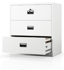 Szafa kartotekowa metalowa biała, 900x1020x600 mm: SARA XL V3