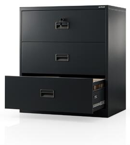 Szafa kartotekowa metalowa antracytowa, 900x1020x600 mm: SARA XL V3