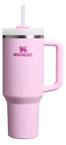 Różowy termos ze słomką ze stali nierdzewnej 1,18 l Quencher H2.0 FlowState Tumbler Cherry Blossom – Stanley