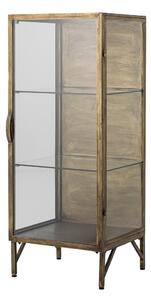 Metalowa witryna w kolorze złota 45x110x40 cm Saone – Bloomingville