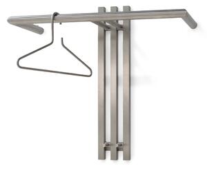 Metalowy wieszak ścienny w kolorze srebra 65 cm Senza – Spinder Design