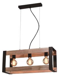 Czarna lampa wisząca 20x60 cm Varna – Candellux Lighting