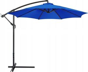 SOLIMARE skadany parasol ogrodowy 300 cm, niebieski