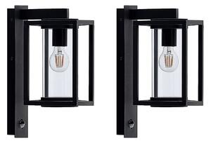 Zewnętrzna Lampa Lucande, Ferda, ściemnialny, czarny, taras, aluminium, nowoczesny