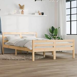 Podwójne łóżko z naturalnej sosny 160x200 - Aviles 6X