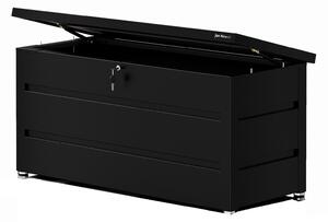 Metalowa skrzynia ogrodowa Carrie 360 litrów, 119 × 58 × 52 cm, kolor czarny