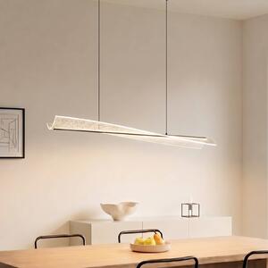 Lampa wisząca Vellia Lucande, czarny, salon / jadalnia, metal, nowoczesny