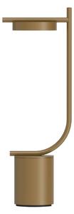GRUPA Lampa stołowa LED z akumulatorem Grupa Igram, mosiężna, 40 cm, IP44 możliwość ściemniania, mosiężny / złoty, salon / jadalnia, metal, design