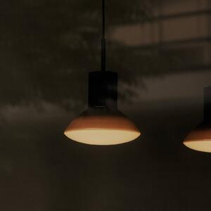 GRUPA Lampa wisząca Onda, możliwość ściemniania, brązowy / rdzawy, salon / jadalnia, aluminium, design